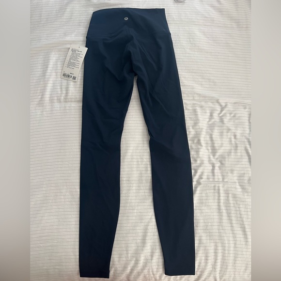NWT LuLuLemon true navy wonder under high rise “28 inseam size 4 - Picture 6 of 8